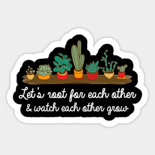 Funny plant lover gift Sticker